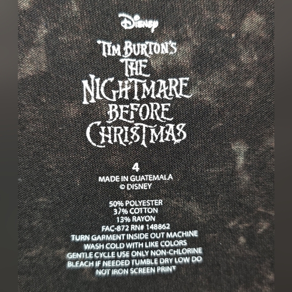 Nightmare Before Christmas Tank Top Size 4X - Picture 2 of 3